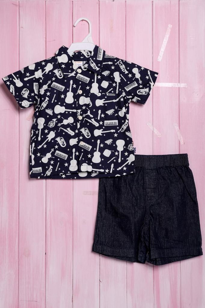 Boy's Suit: T-shirt and Shorts, Cotton Gymboree (56425)