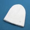 Angora Rabbit Fur Winter Woman Hat Cashmere Skullies Beanies Soft Solid Warm Fluffy Thick Sequins Knitted Hat Gift Wholesale