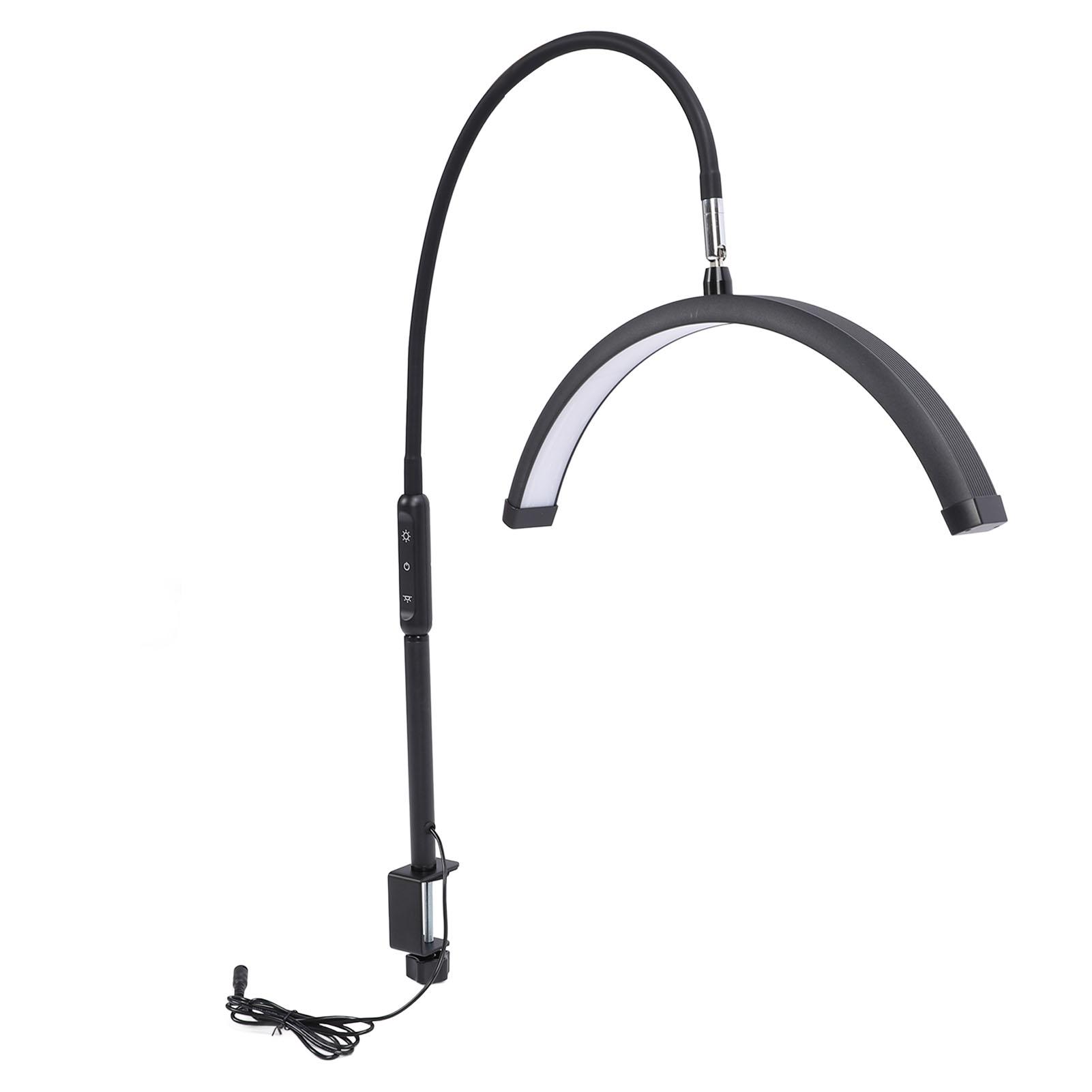 

Лампа для ресниц в форме полумесяца, портативная светодиодная настольная лампа для красоты с зажимом для ресниц EU PLUG