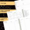 2026 Planner - 9" x 11", 2026 Calendar Planner Weekly and Monthly, from JAN. 2026 to DEC. 2026, Calendar/Planner 2026 with Tabs, Twin-Wire Binding,