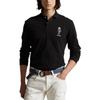 Polo Ralph Lauren FW22 Bear Print Long Sleeve Polo Shirt Men tops Black MNPOKNI16822497-001