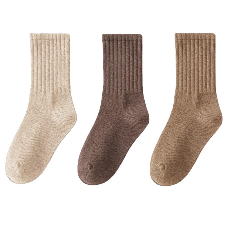 Unisex Stripete Bomullsokker Korte Pustende og Svetteabsorberende Mote Sportsokker