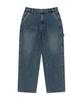 WACKY WILLY Double Knee Multi-Pocket Denim Pants Sky Blue