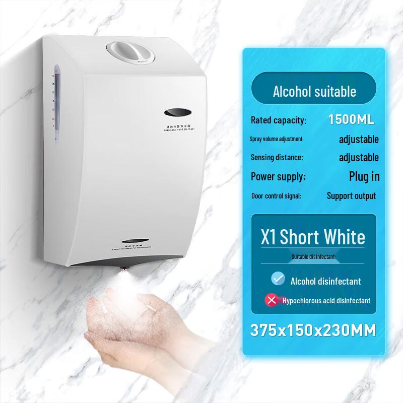 Morton Automatic Wall-Mounted Hand Sanitizer Dispenser M-X1