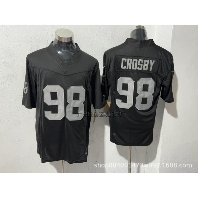 Retro Embroidered American Football Jersey Men Women Team Sports Uniform Cotton Blend Athletic Wear