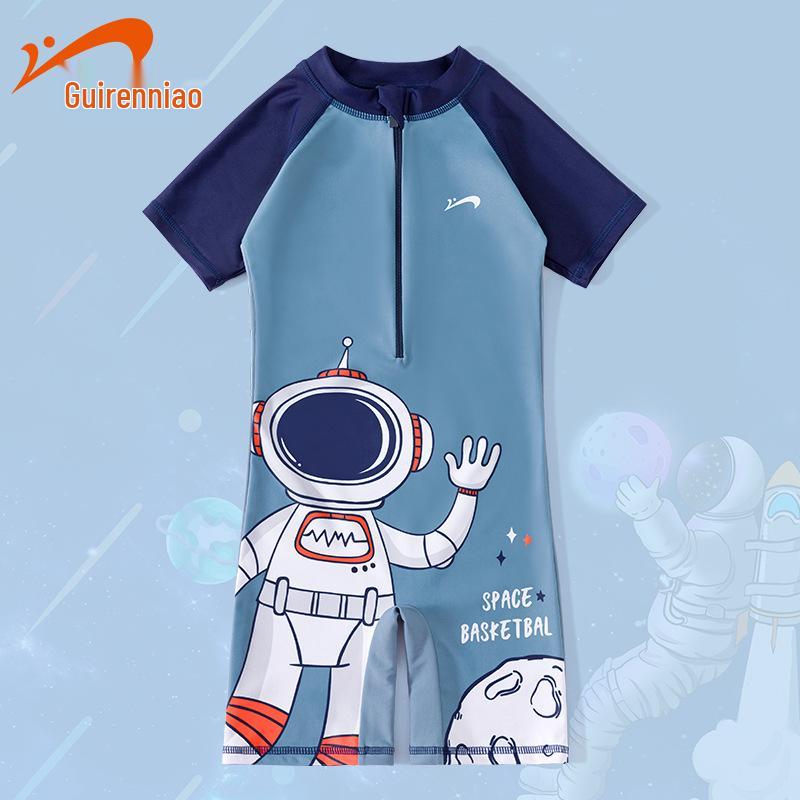 

Guirenniao Boys Cartoon One-Piece Quick-Dry Swimsuit 8