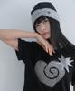 Mimdeowodeulobeu Summary Button Beanie_Dot Black