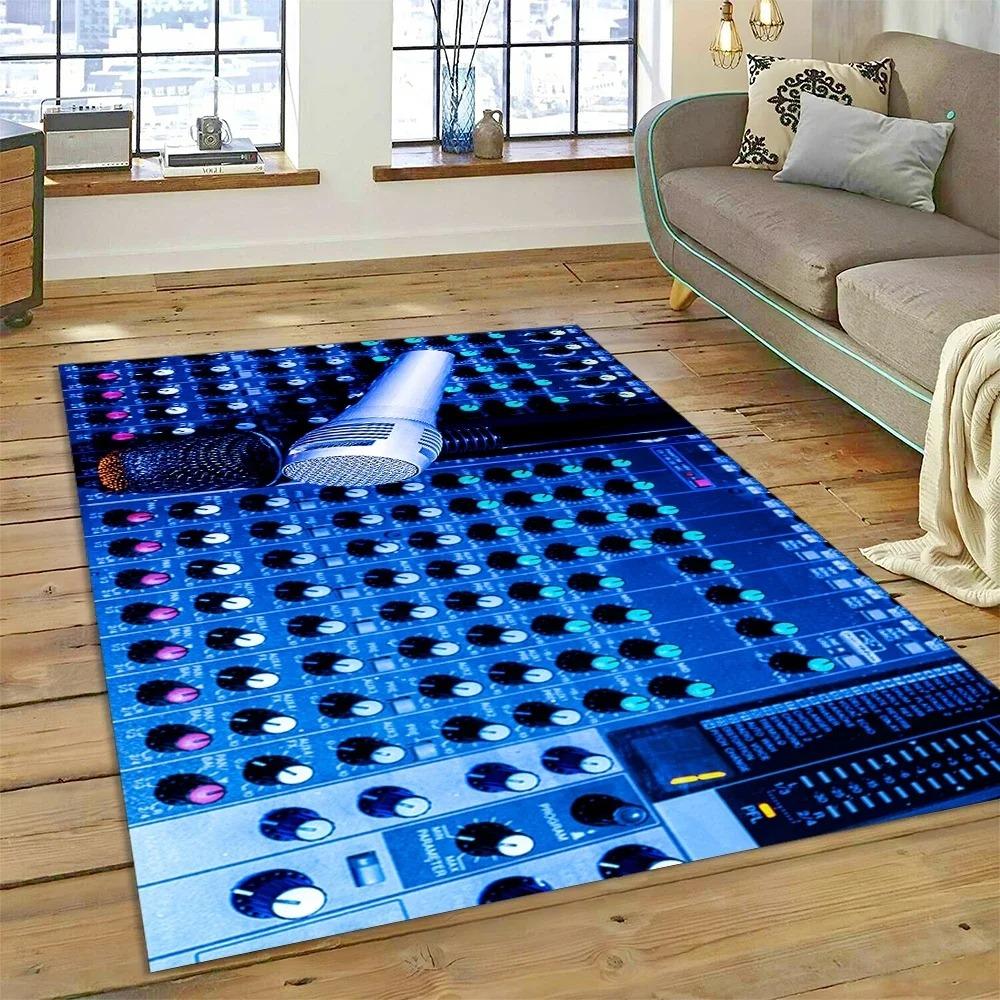 Vinyl Record Music Screen Tape Carpet Home Decor Living Room Hallway Non-slip Mechanical Washable Mat Sofa Coffee Table Area Rug