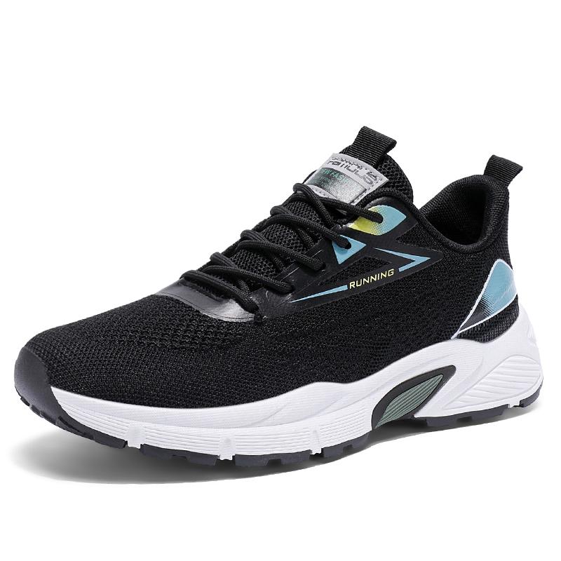 Men's Casual Shoes Four Seasons Breathable Mesh Running Shoes Comfortable Soft Walking Shoes Teenagers Popular Non-slip Sneakers