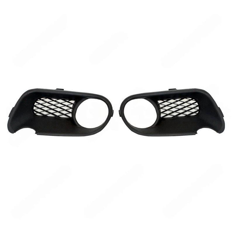 

Fog Lamp Cover Frame Cap Lid Grille Front Bumper For VW Touareg 2003-2007 Car Accessories 7L6853683 7L6853684 Light чёрный