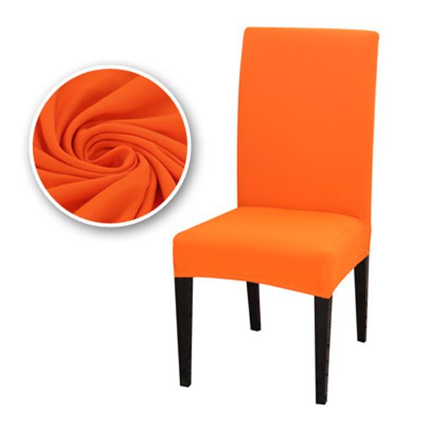Slipcover Removable Anti-dirty Seat Chair Cover Spandex Kitchen Cover for Banquet Wedding Dinner Restaurant