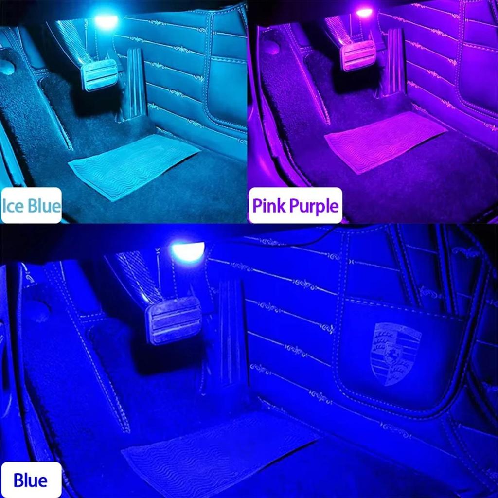 Colorful Usb Led Car Foot Ambient Light Lighting Accessories Atmosphere Decorative Backlight Lights Back Interior Decoration Kit