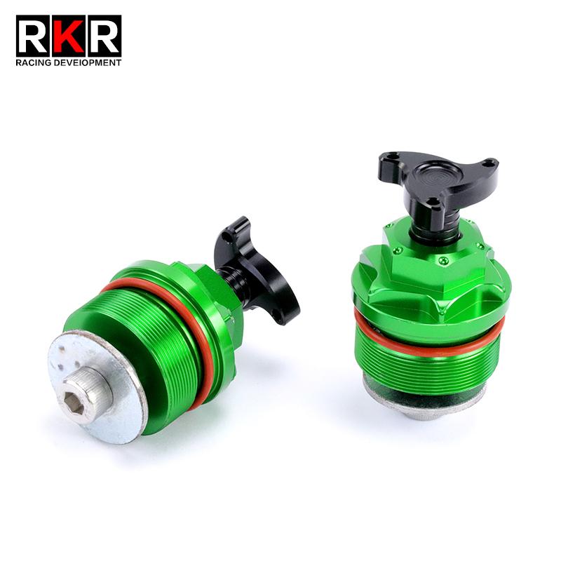 CNC Motorcycle Front Shock Absorber Nut Cap Preload Adjuster Fork Bolts for Kawasaki NINJA400 NINJA500 Ninja 400 500 Z400 Z500