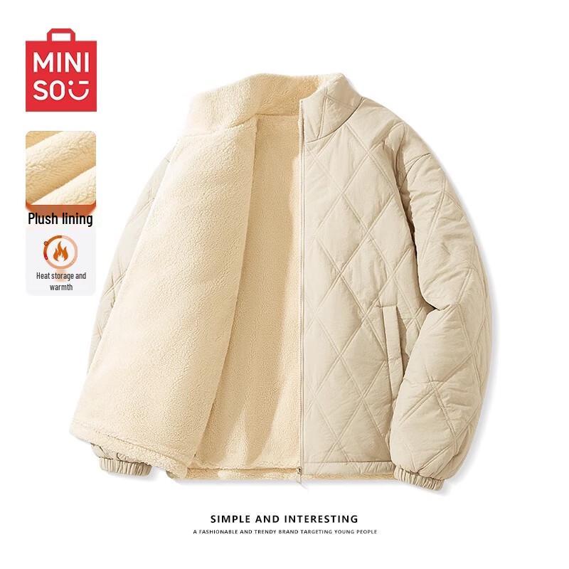 

MINISO Unisex Stand-Up Collar Padded Jacket L