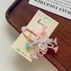 Korean Beaded Tassel Flower Hairpin Pearl BB Clip Bangs Side Clip Hairpin Hair Clip Kids Headwear Sweet Girl Hair Accessories