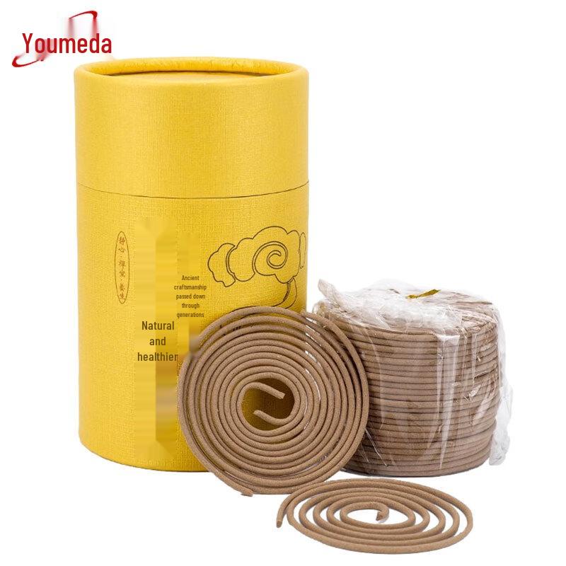 Yumaiida 4-Hour Assorted Natural Coil Incense 48 Double Coils, 4-Hour Burn
