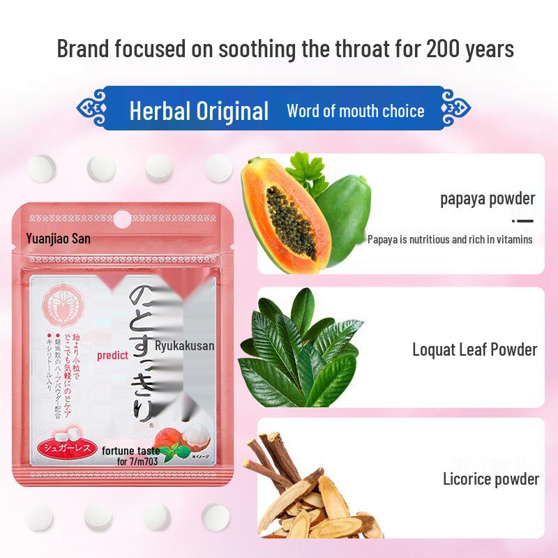 Ryukakusan Herbal Throat Lozenges & Candy