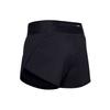Under Armour Speedpocket Solid Straight Leg Sports Casual Shorts Women Shorts Black 1323872-001