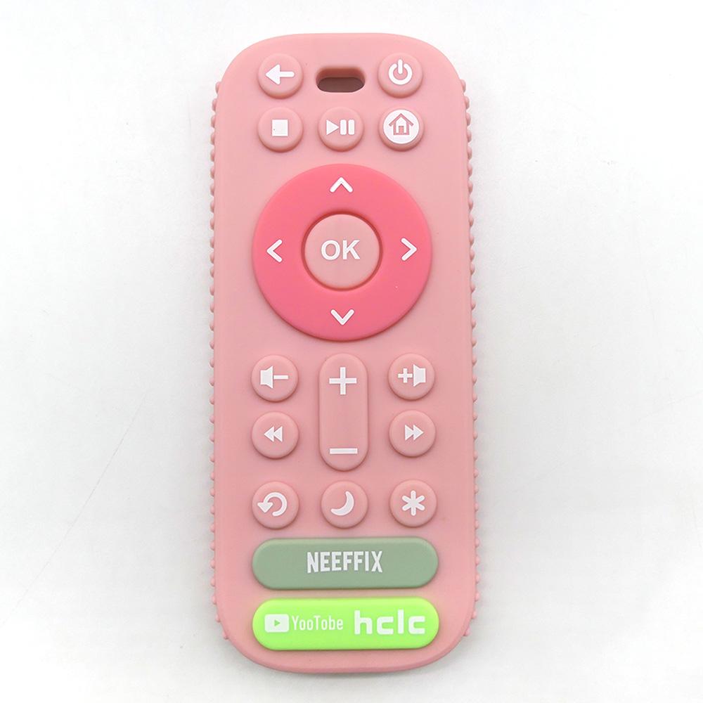 Non-Toxic Simulated Remote Control Teether Baby Pacifier Anti-Thumb-Sucking Soothing Toy For Chewing And Stress Relief