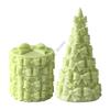 Q1FD Bowknot Shaped Christmas Tree Silicone Mould Sturdy Reusable For Making Aromatherapys Gift Festiveal Decoration