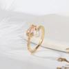 Vintage Enamel Tulip Flower Rings for Women Fashion Simple Sliver Color Adjustable Opening Finger Ring Party Weeding Jewelry
