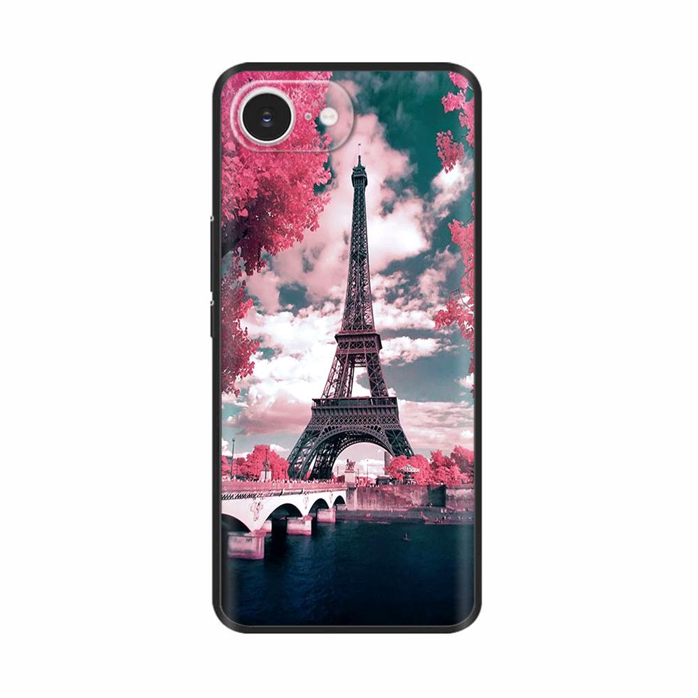 For iPhone 16e Case Black Silicone Painted Case For iPhone 16e Cover TPU Anti-drop Phone Protector Cover For iPhone 16 E Cases