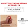 Colors Polishing Waxing Sponge Paint Marker Painting Pens Permanent Waterproof Tyres Cars Doodle Oil Pen Paint Cleaner Polishes