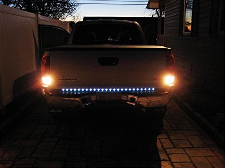 Red/White 60" Tailgate LED Strip Light Bar For Backup Brake Turn Signal Light