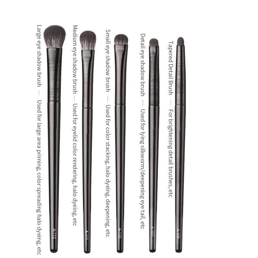 Natürliche Augen Make-Up Pinsel Set Lidschatten Pinsel Augenbrauen Kontur Eyeliner Pinsel Frauen Augen Kosmetik Blending Detail Make-Up-Tools