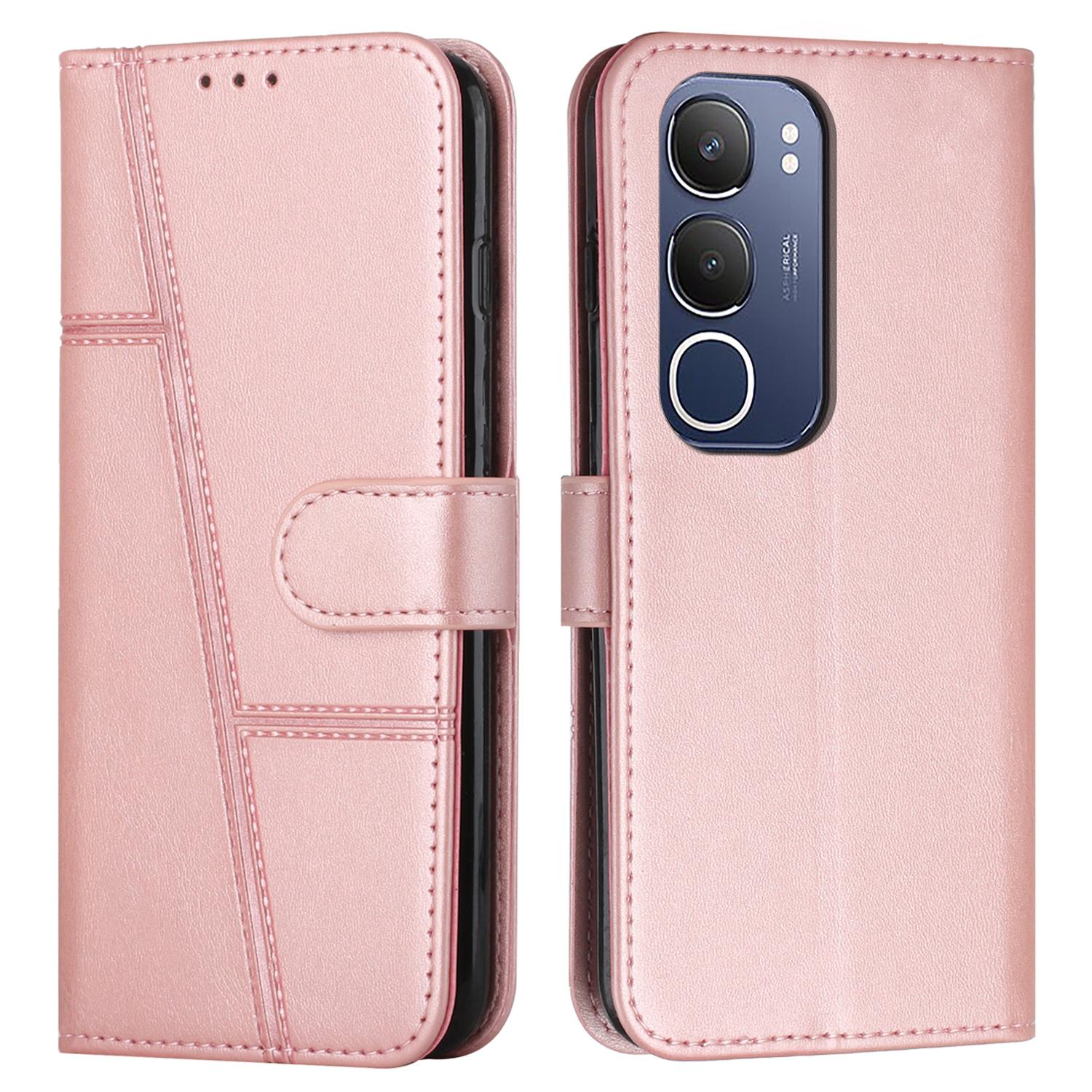 

For vivo Y19s 4G Case Stand Flip Protective Leather Phone Cover E