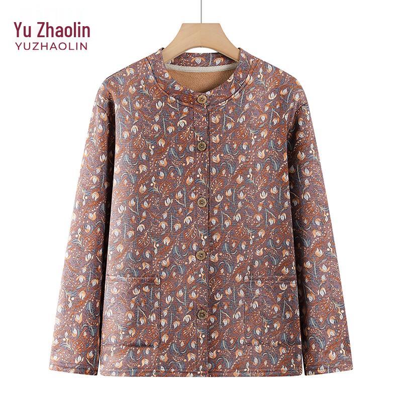 

YUZHAOLIN Women s Plus Size Thickened Velvet Thermal Underwear 5XL (140-155 jin)