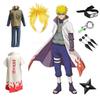 Anime Vierde Hokage Kakashi Hatake Cosplay Kostuum Voor Jonge Ninja, Inclusief Pruik.