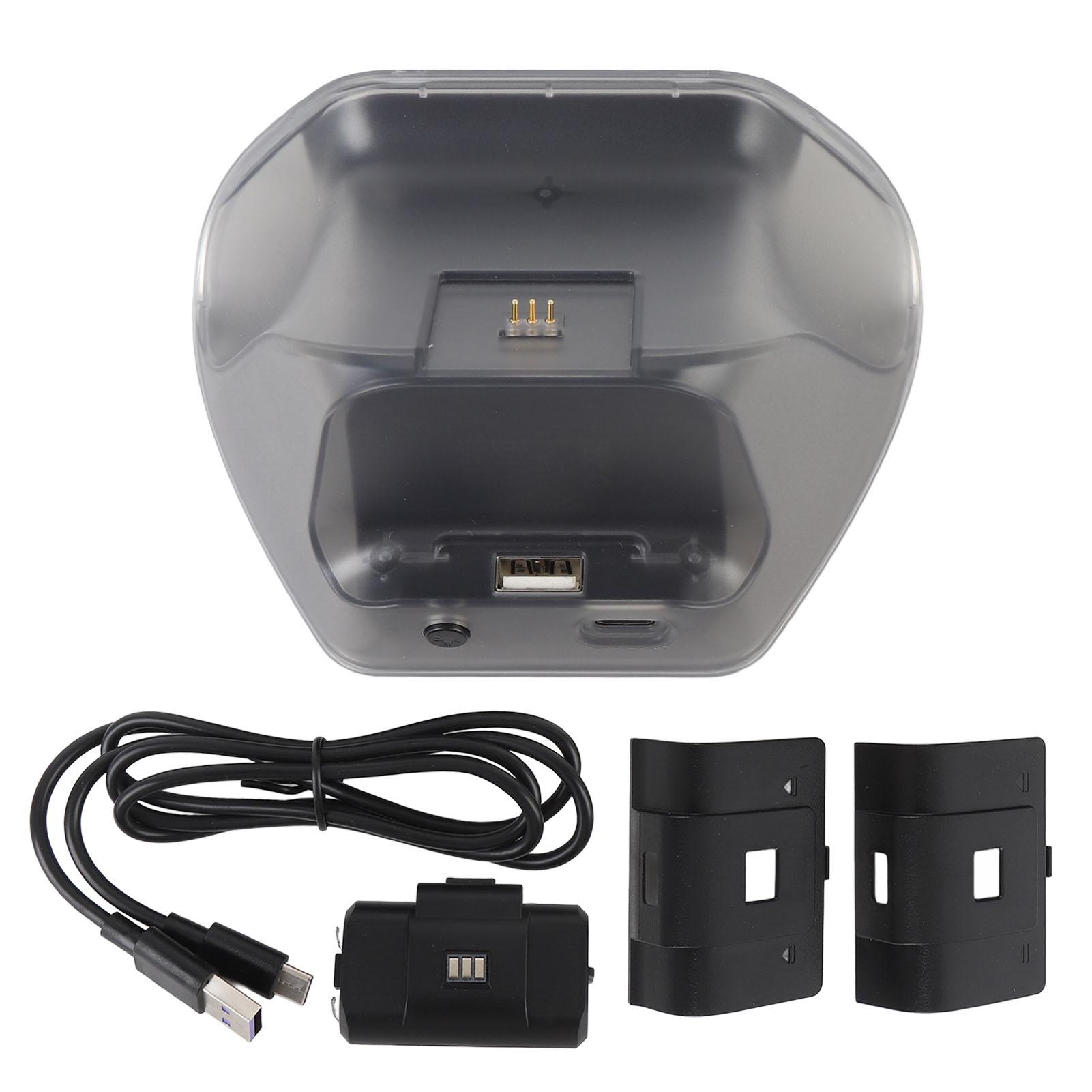 

Charger Station for Wireless Controllers Compact Gaming Controller Charger Dock Station with LED