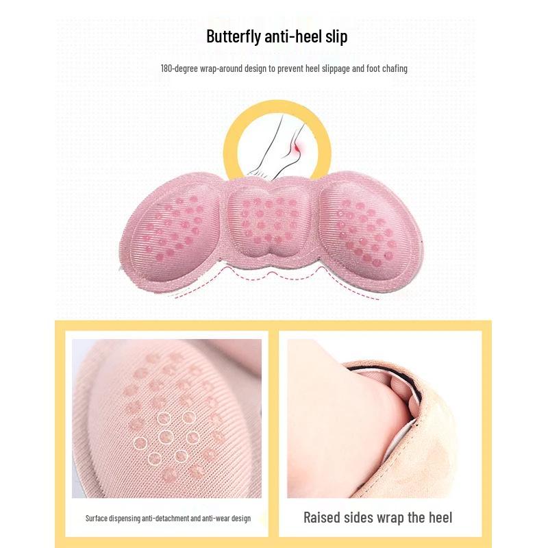 Anti-Blister Heel Sticker & Half Insole for Women - Adjusts Shoe Fit and Prevents Heel Slippage