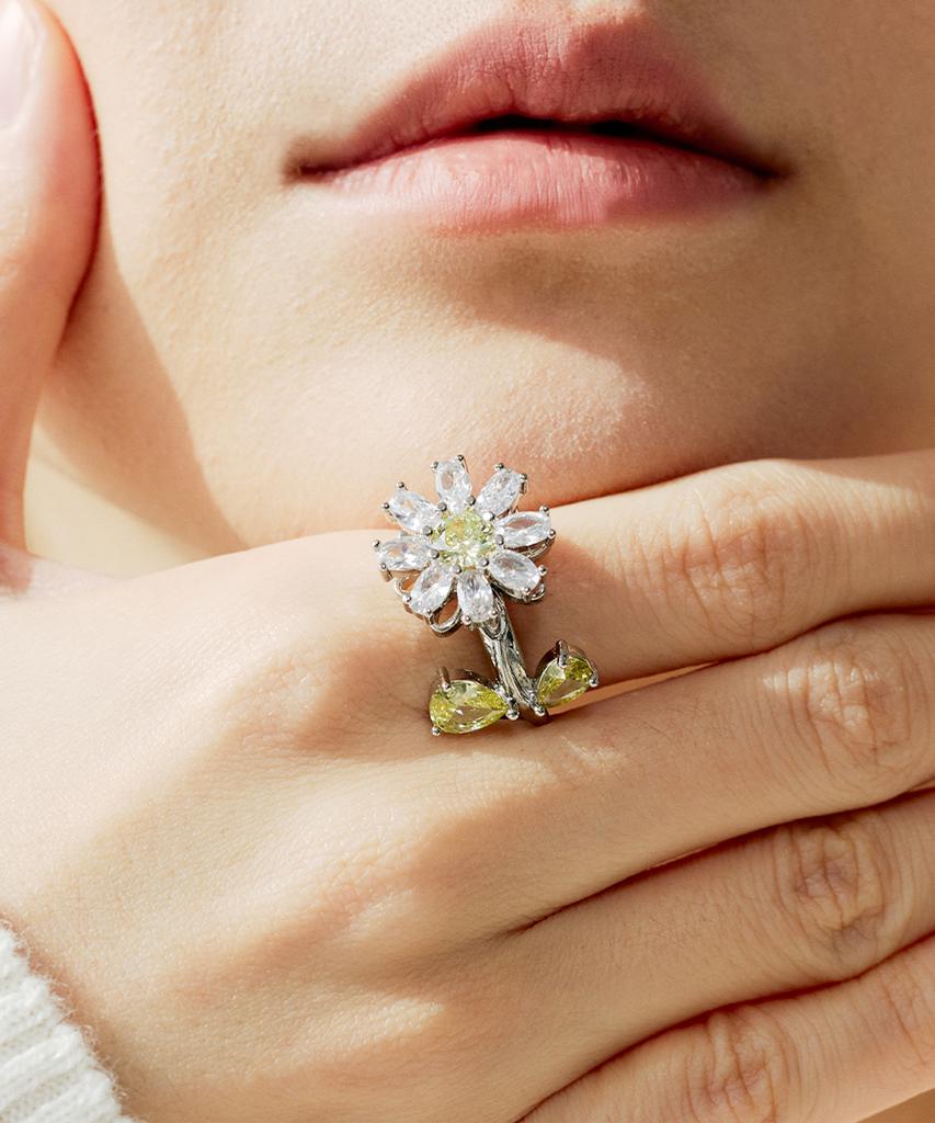 Silvertag Brf-26Ss1 Bloom Spinning Garden Ring