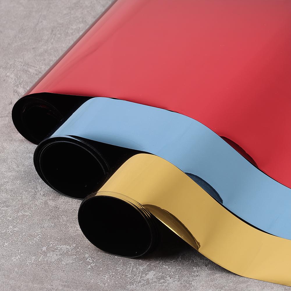 2/3M Gradient Car Film UV Protected Exterior Accessories Color Change Film Heat Insulation Window Tint Frontside Side Windshield rosso