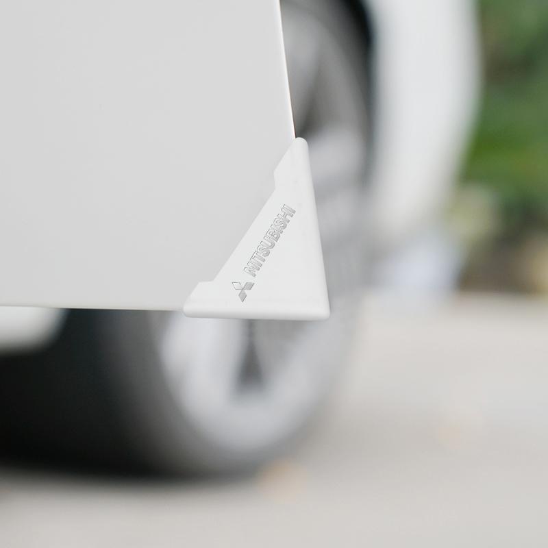 2PCS Car Door Corner Bumper Buffer Protection Scratch Protector For Mitsubishi Asx Lancer Outlander Pajero Ralliart Accessories