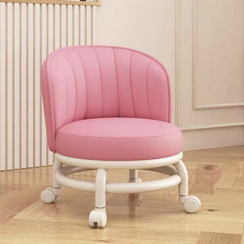 Sgabello Rotante con Ruote Girevoli a 360° - Sgabello per Cambiare le Scarpe con Design a Seduta Bassa, Altezza Confortevole, Struttura Resistente