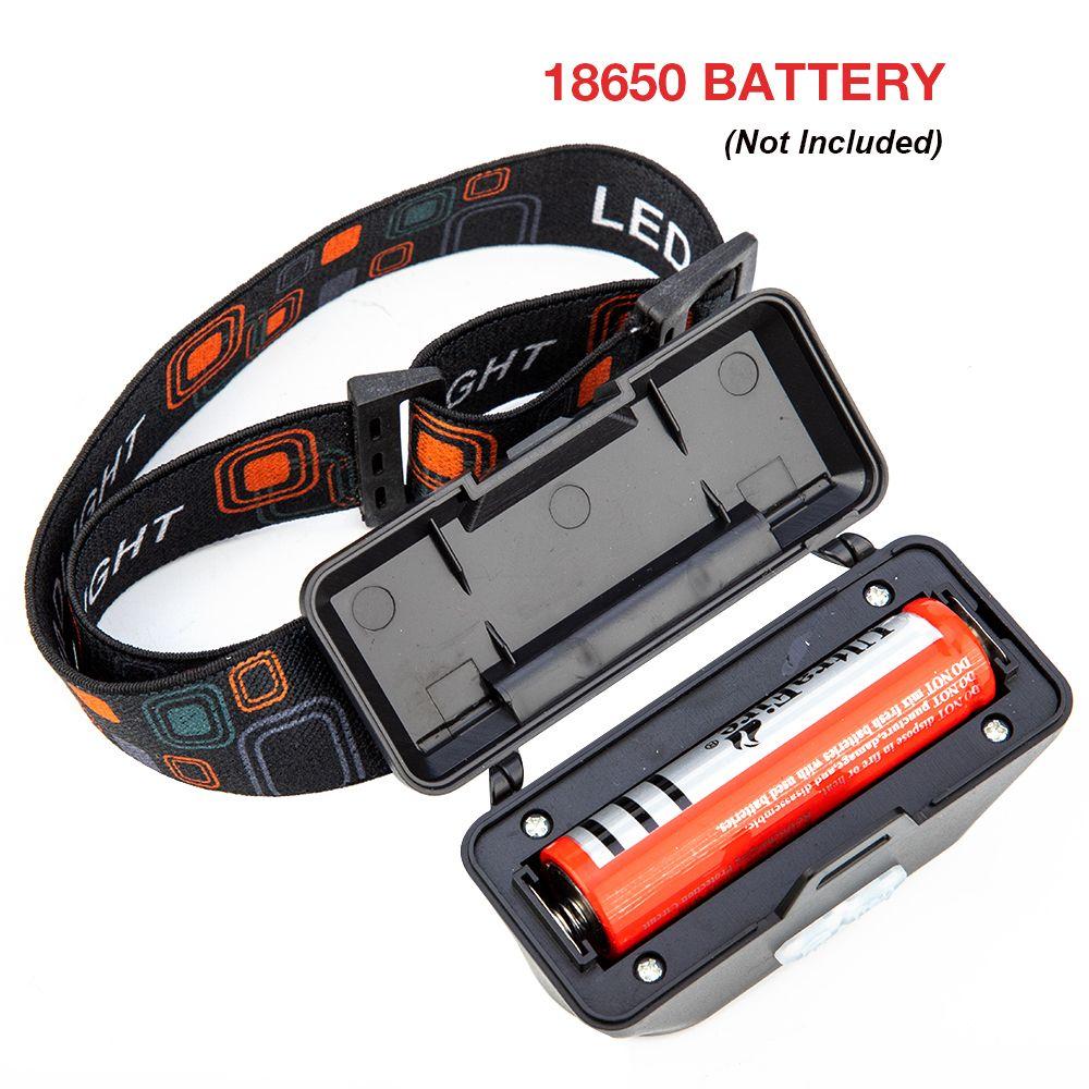 Flashlight Rechargeable 18650 Fishing Mini LED Headlamp USB Charging COB Headlight Fishing Light