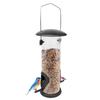 Transparent Tube Wild Bird Feeder Coated Metal Parts Wire Hanging Hook Hanging Bird Feeder Resting Perches Plastic
