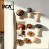 Hand Painted Mushroom Magnets 3D Refrigerator Magnet, Resin Fake Decorative Natural Theme Fridge Photo Notes Holder for Whiteboard Cabinet