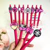 10Pcs Valentine's Day-Themed Ballpoint Pens with Cute Cartoon Roses Icons, Suitable for Use In Offices and Hospitals, A Fun Gift for Valentine's Day,