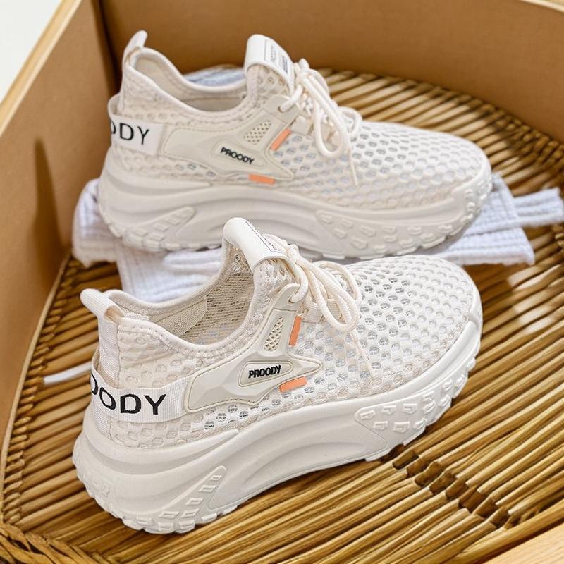 

New Instagram Trendy Thick Bottom Casual Little White Dad Shoes Height Boosting Sports Shoes Women s Shoes Running Shoes 40 хаки