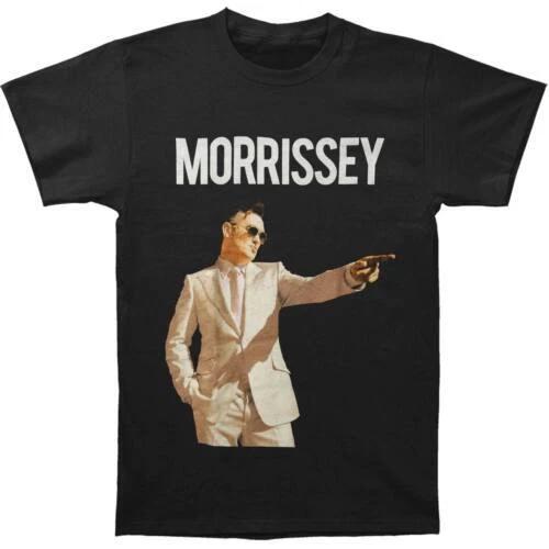 Officially licensed Morrissey Hollywood High Mens Black 100% Cotton T-shirt Mens Tees Top Morrissey Tee S