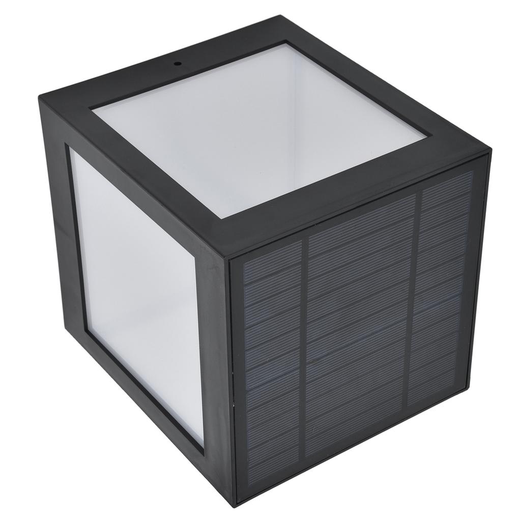 ABS Waterproof LED Solar Pillar Lamp Outdoor Courtyard Villas Garden Porch Stigma Light