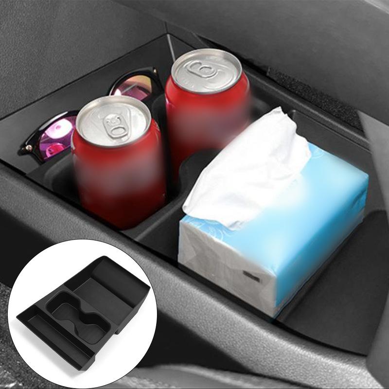 Caixa de Armazenamento para Carro Bandeja de Console Central Construção em TPE Design que Economiza Espaço Otimiza o Espaço Interior Serve para Santa Fe 24-26