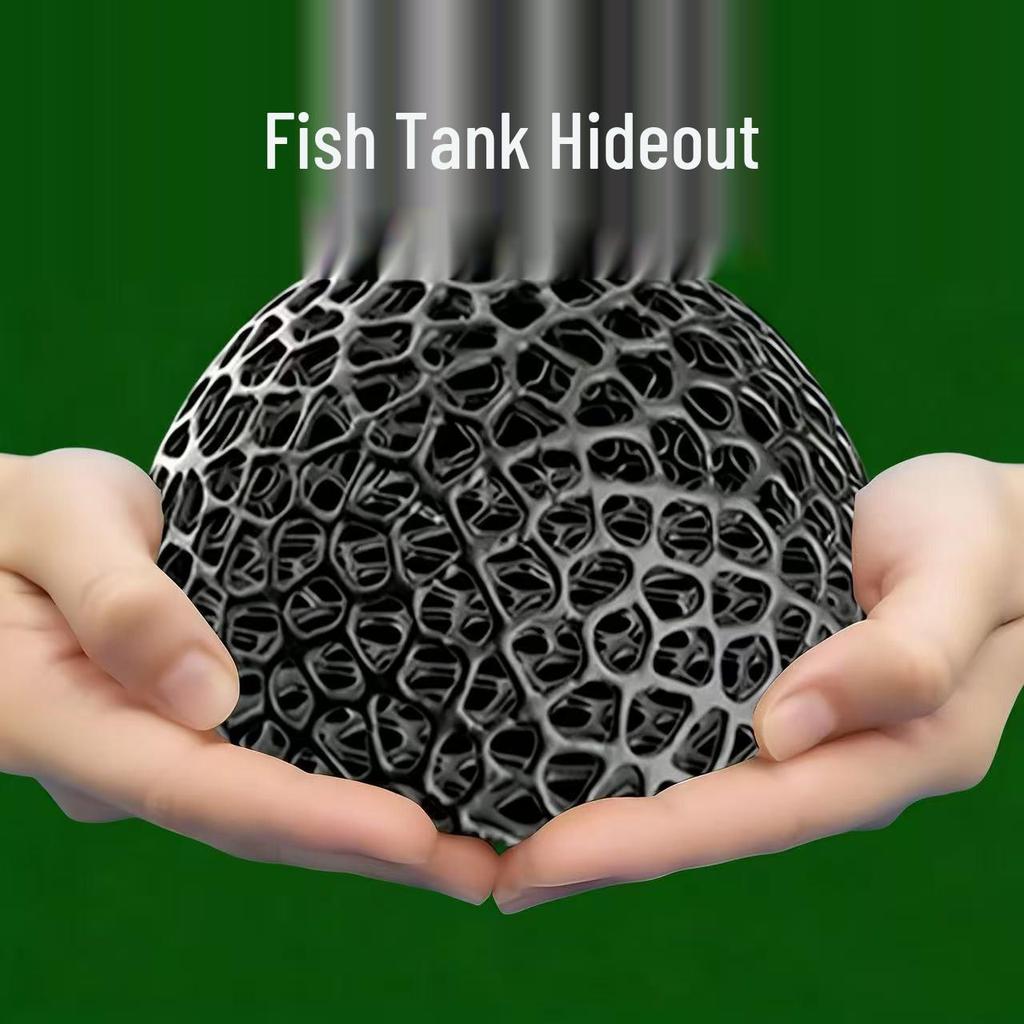 Aquarium Fish & Shrimp Hiding House: Creative Turtle Shelter & Tank Ornament for Breeding & Landscaping.