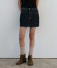 Yulago Raw Denim Mini Skirt