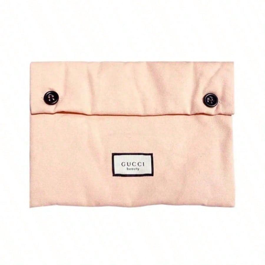 

Gucci Pink Beauty Foldable Button Cosmetic Pouch розовый