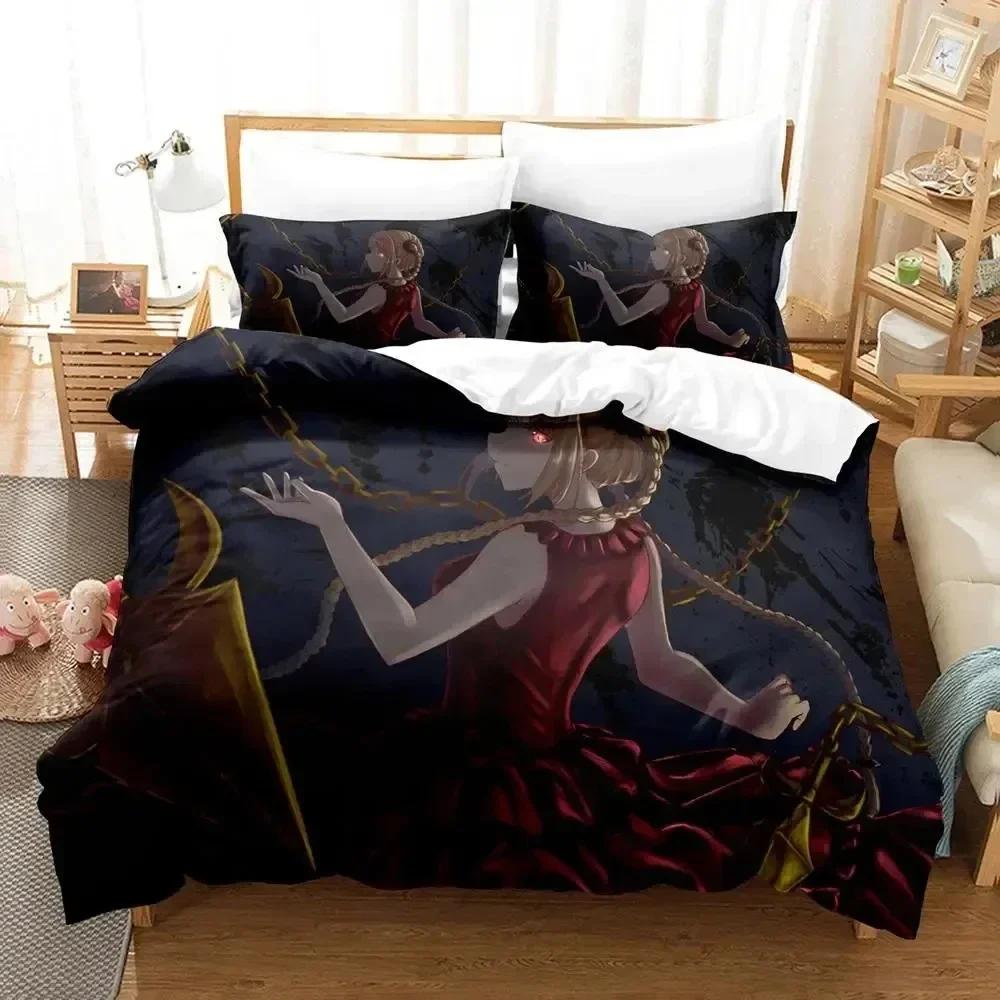 3D Anime Darwin'S Game Bedding Set Duvet Cover Bed Set Quilt Cover Pillowcase Comforter King Queen Size Boys Adult Bedding Set